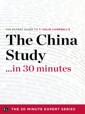 cover image of The China Study in 30 Minutes